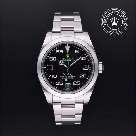 rolex certified pre-owned air-king 2019|Rolex Air-King price chart.